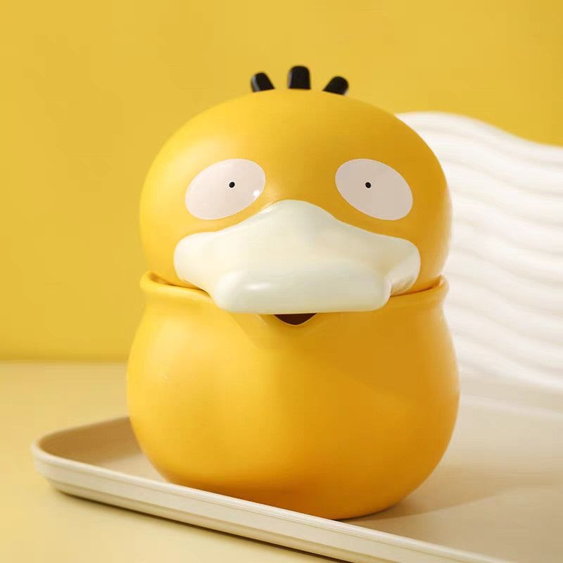 Anime Merchandise Mugs - Creative Psyduck House Ceramic Mug Anime