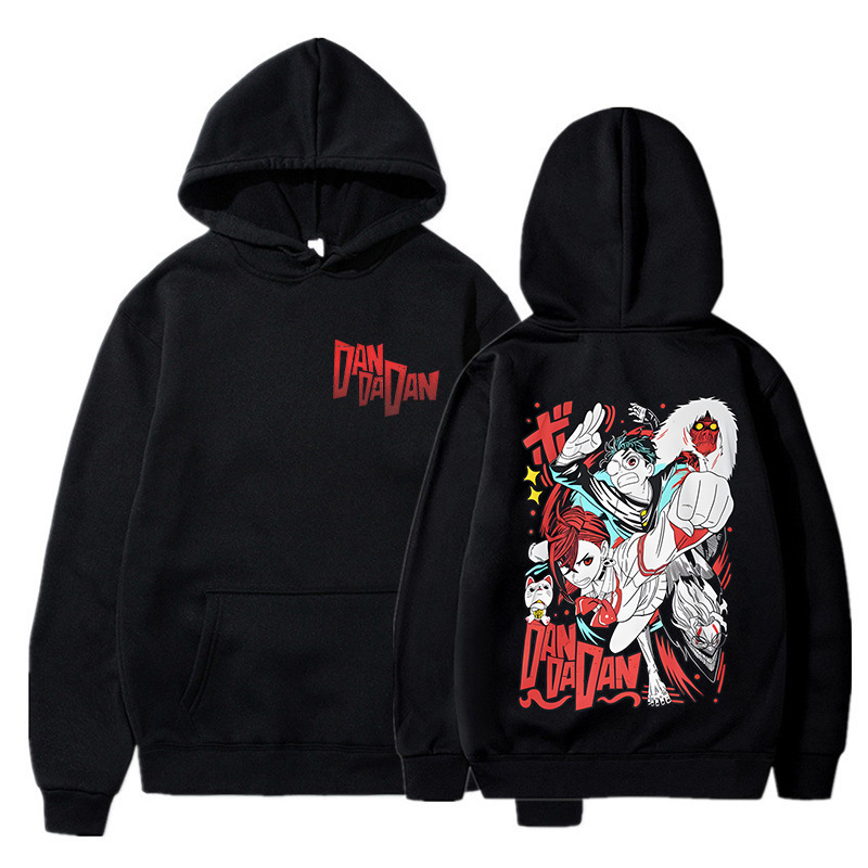 Anime Merch Shopping - Dandadan Ayase Momo Okarun Graphic Hoodie