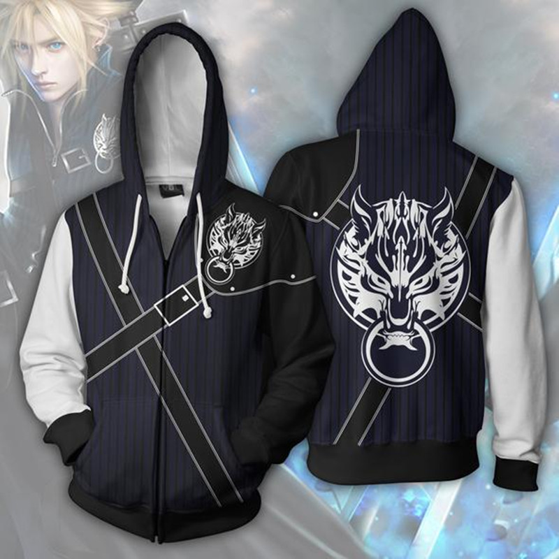 Final Fantasy Hoodie Digital P - Anime Merchandise Hoodie review and price