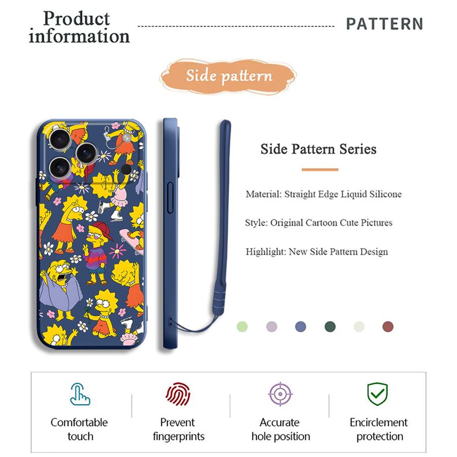 The Simpsons Lisa Case for App - Lanyard Anime Logo review and price