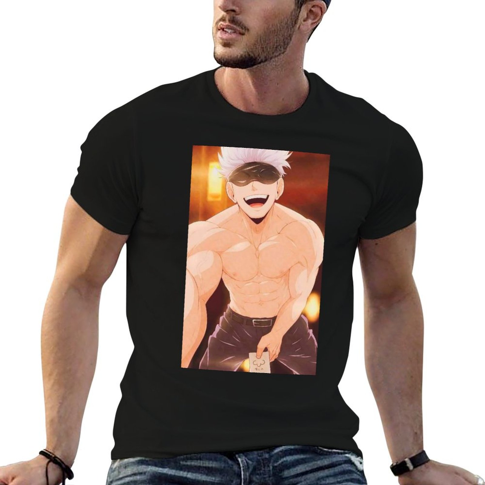 Gojo Satoru Merchandise T-Shir - Anime Merchandise Shirt review and price