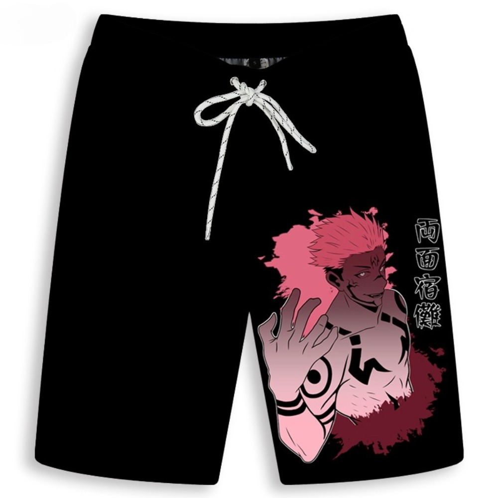 Men's Gojo Satoru Printed Shor - Anime Merchandise Shop review and price