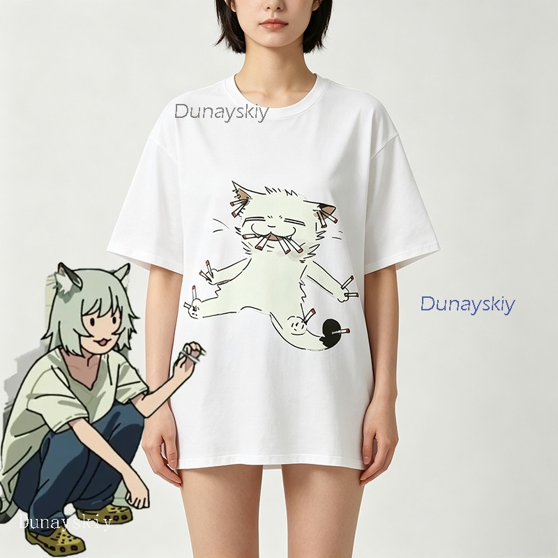 YesOk Chainsmoker Cat Yaniko S - Anime Merchandise Shirt review and price