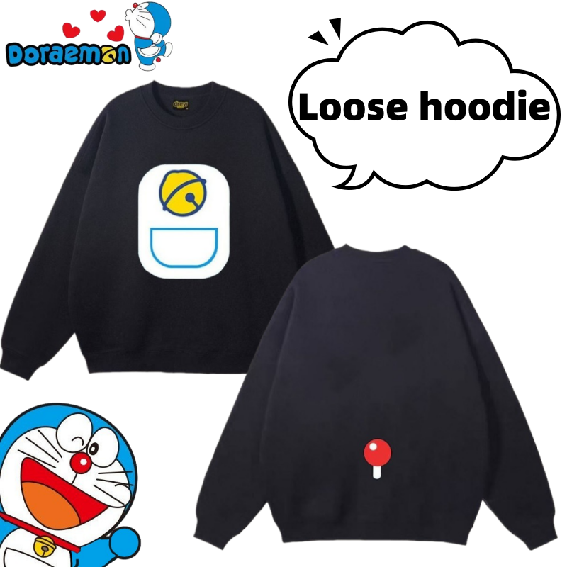 Doraemon crew neck cute creati - Anime Merchandise Hoodie review and price