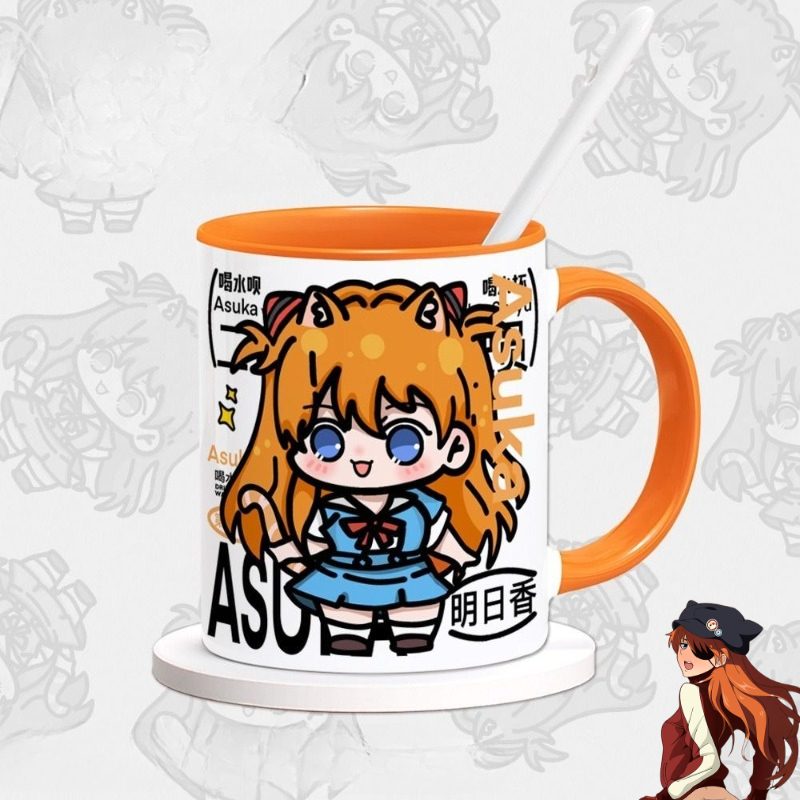 EVA Asuka Langley Soryu Anime  - Anime Merchandise Mugs review and price