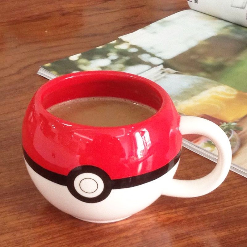 Pokemon Poke Ball Ceramic Coff - Anime Merchandise Mugs review and price