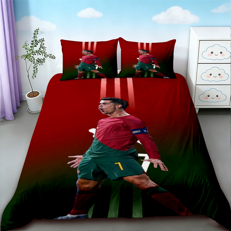Cristiano Ronaldo Duvet Cover  - Anime Merchandise Demon Slayer review and price
